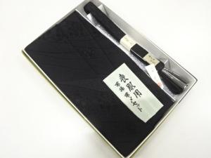 未使用品　正絹　喪服用　手組帯締め・帯揚げセット